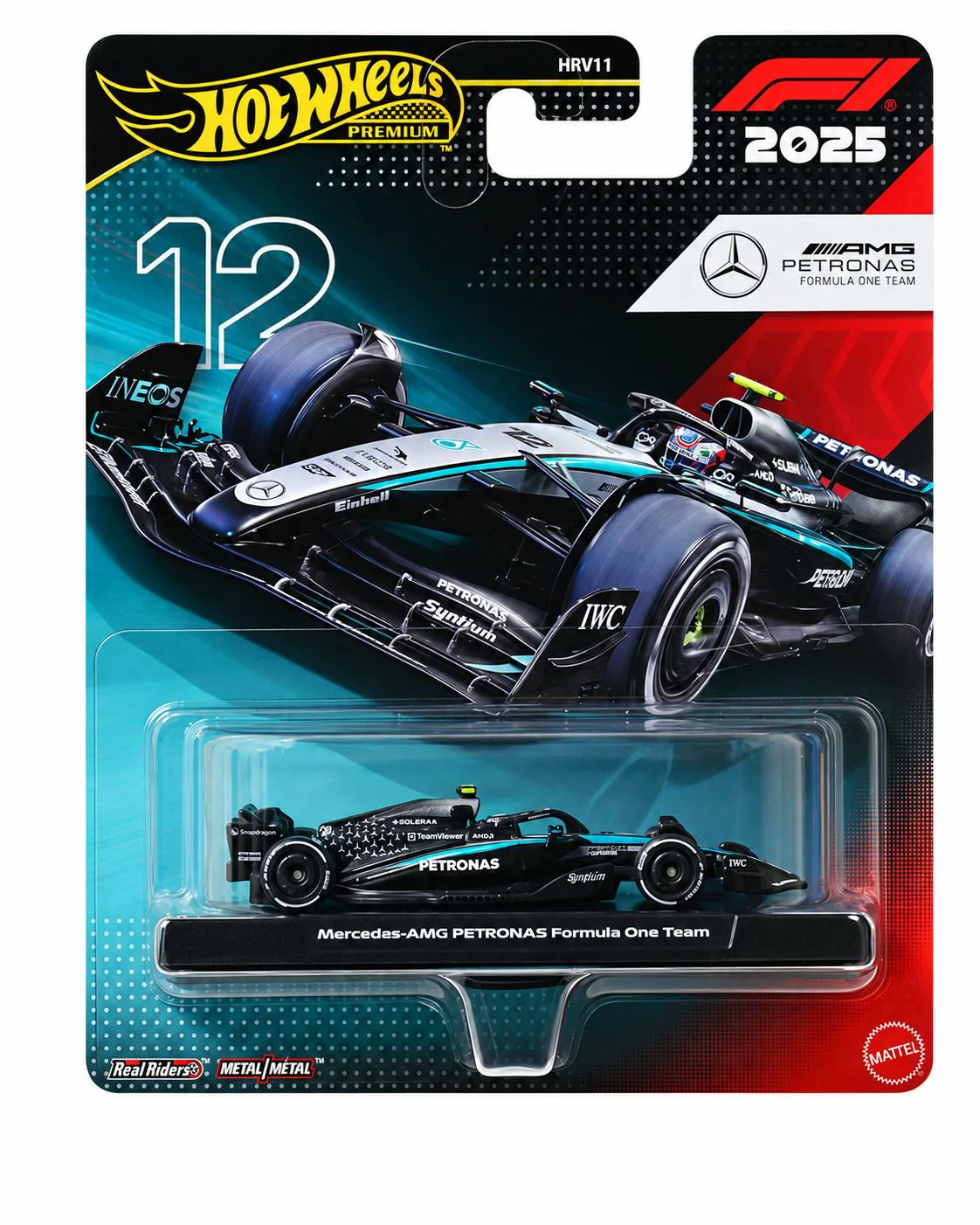Masina de colectie Hot Wheels Premium Mercedes-Benz: Kimi Antonelli #12 1:64 foto