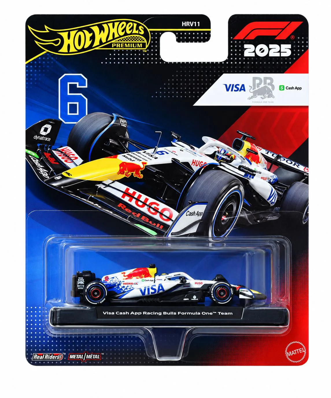 Masina de colectie Hot Wheels Premium VCARB: Isack Hadjar #6 1:64 foto