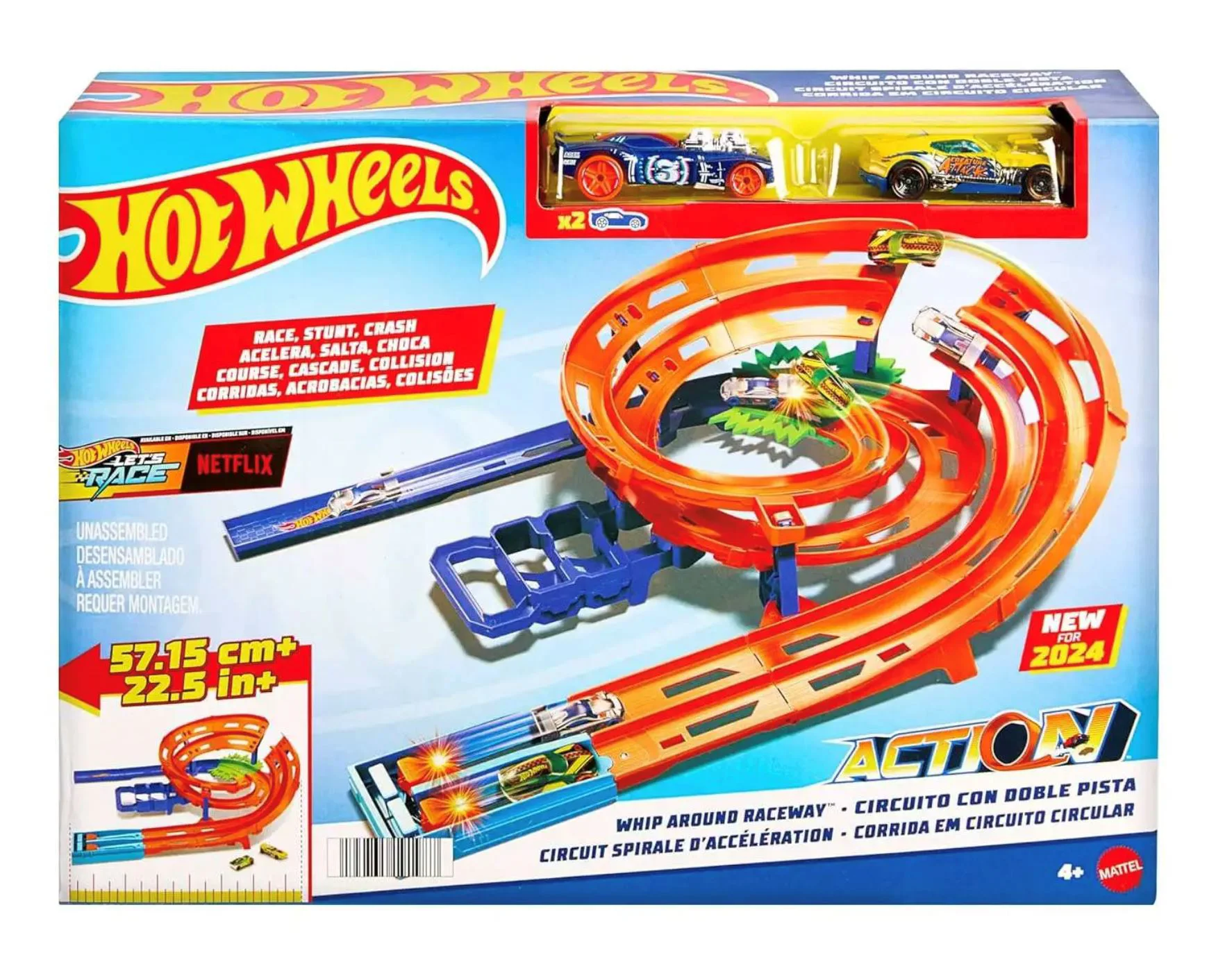 Set de joaca Hot Wheels Pista Cursa pe circuit foto