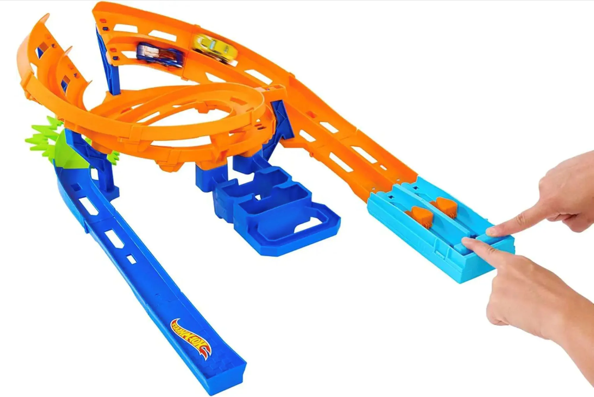 Set de joaca Hot Wheels Pista Cursa pe circuit foto