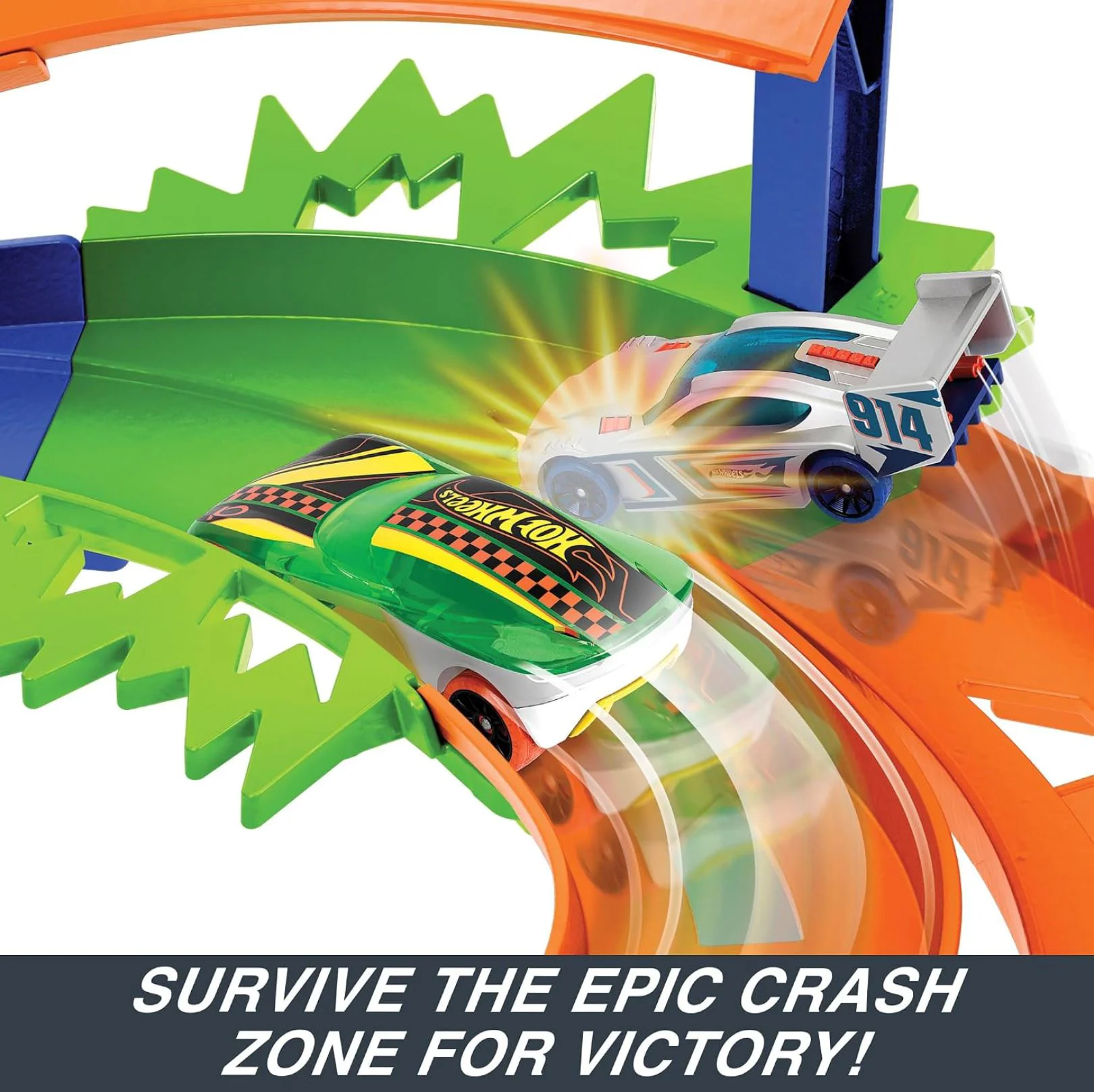 Set de joaca Hot Wheels Pista Cursa pe circuit foto