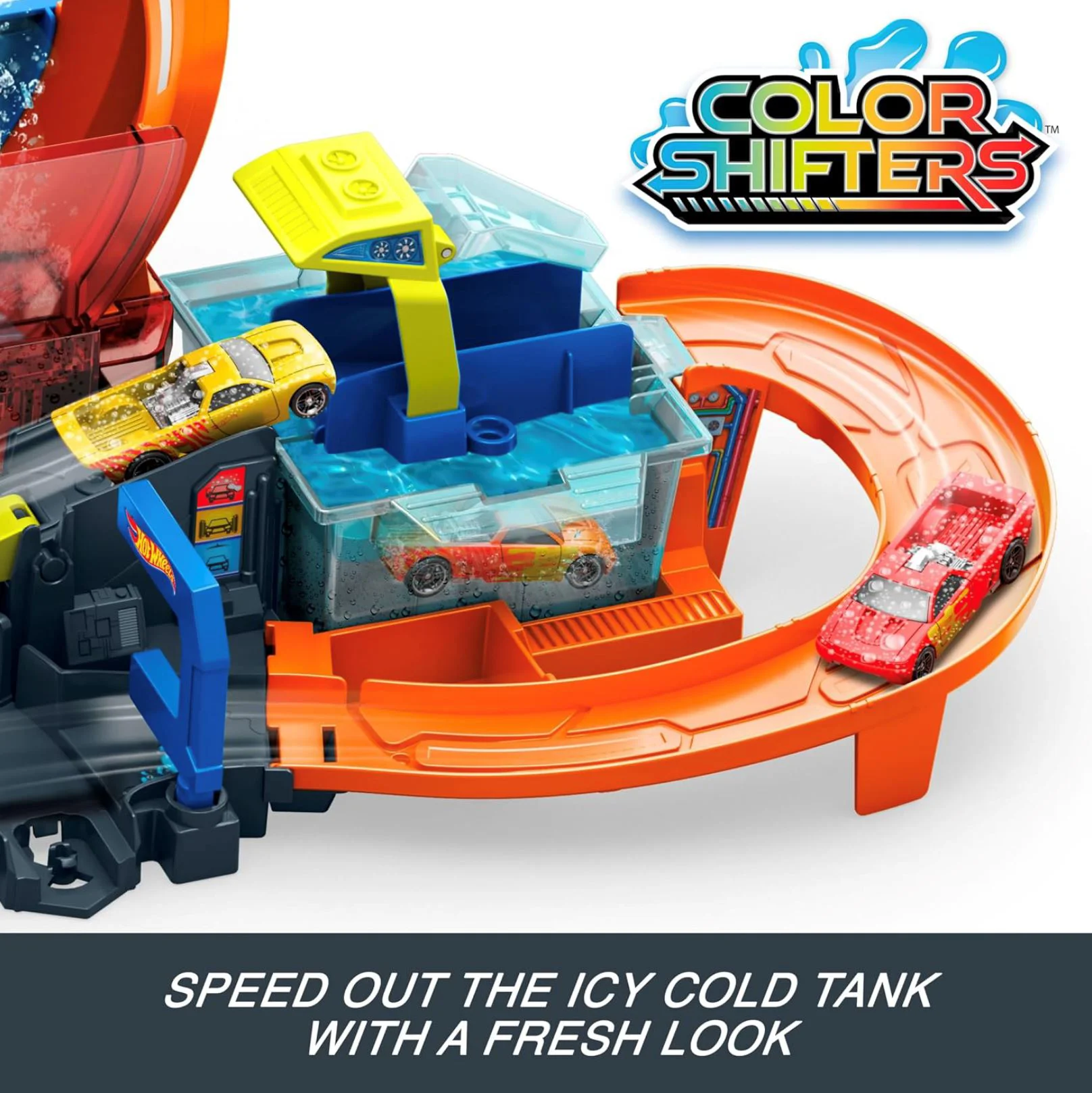 Игровой набор Hot Wheels Мега автомойка с петлей foto