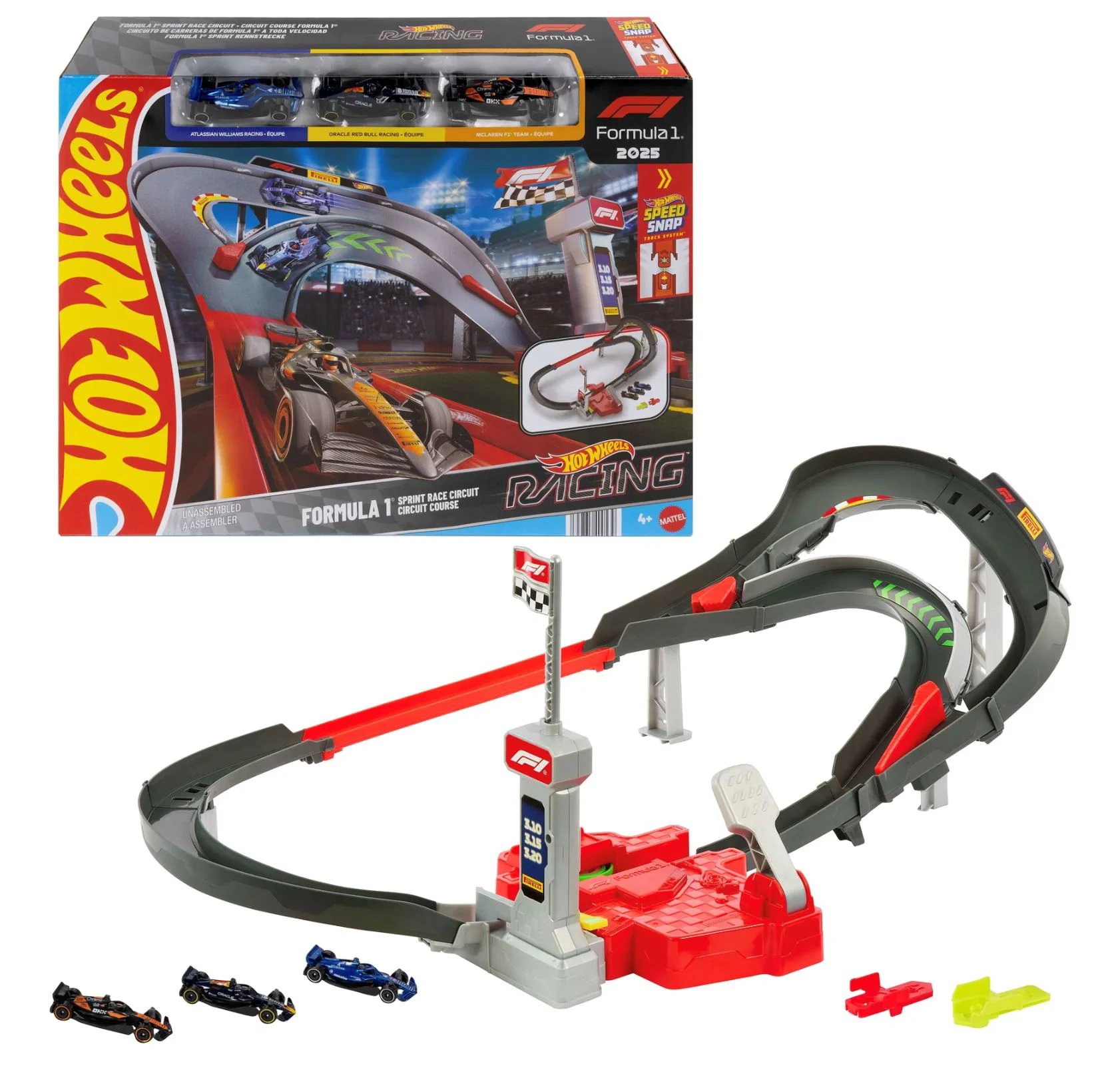 Игровой набор Hot Wheels Racing Спринт Formula 1 foto