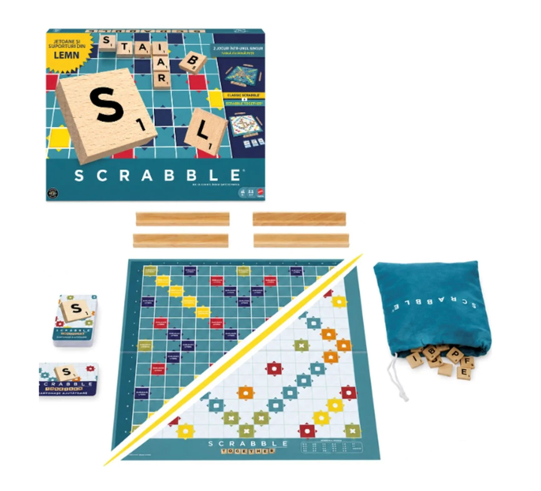 Настольная игра Mattel Scrabble (RO) foto