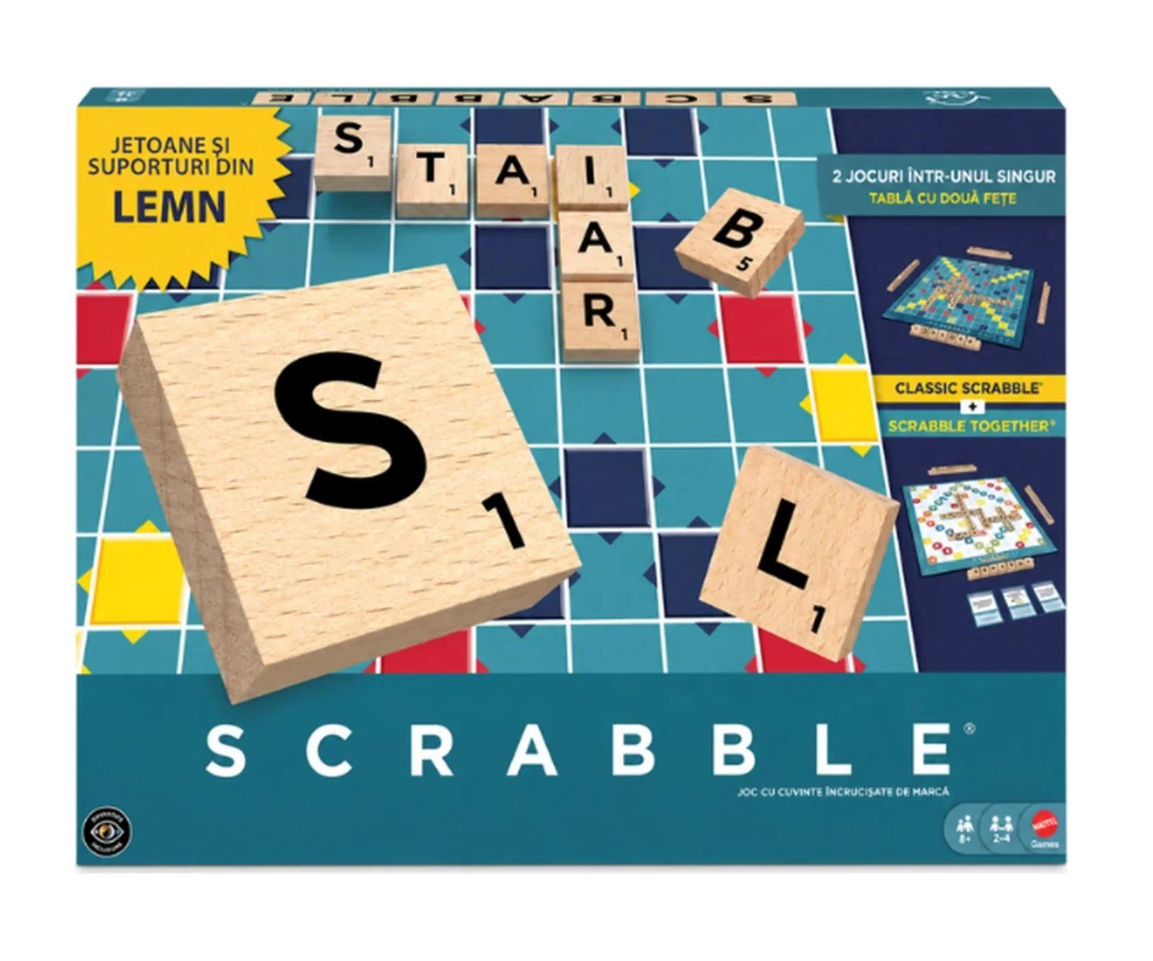 Настольная игра Mattel Scrabble (RO) foto