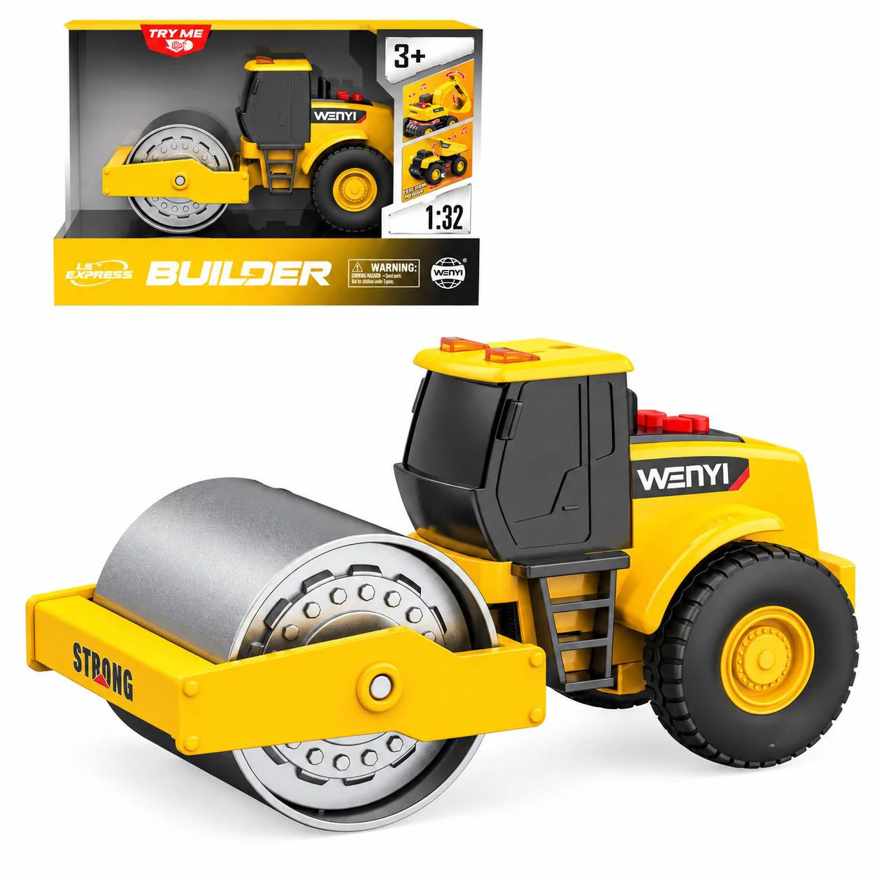 Compactor rutier Wenyi cu frictiune cu lumini si sunete foto