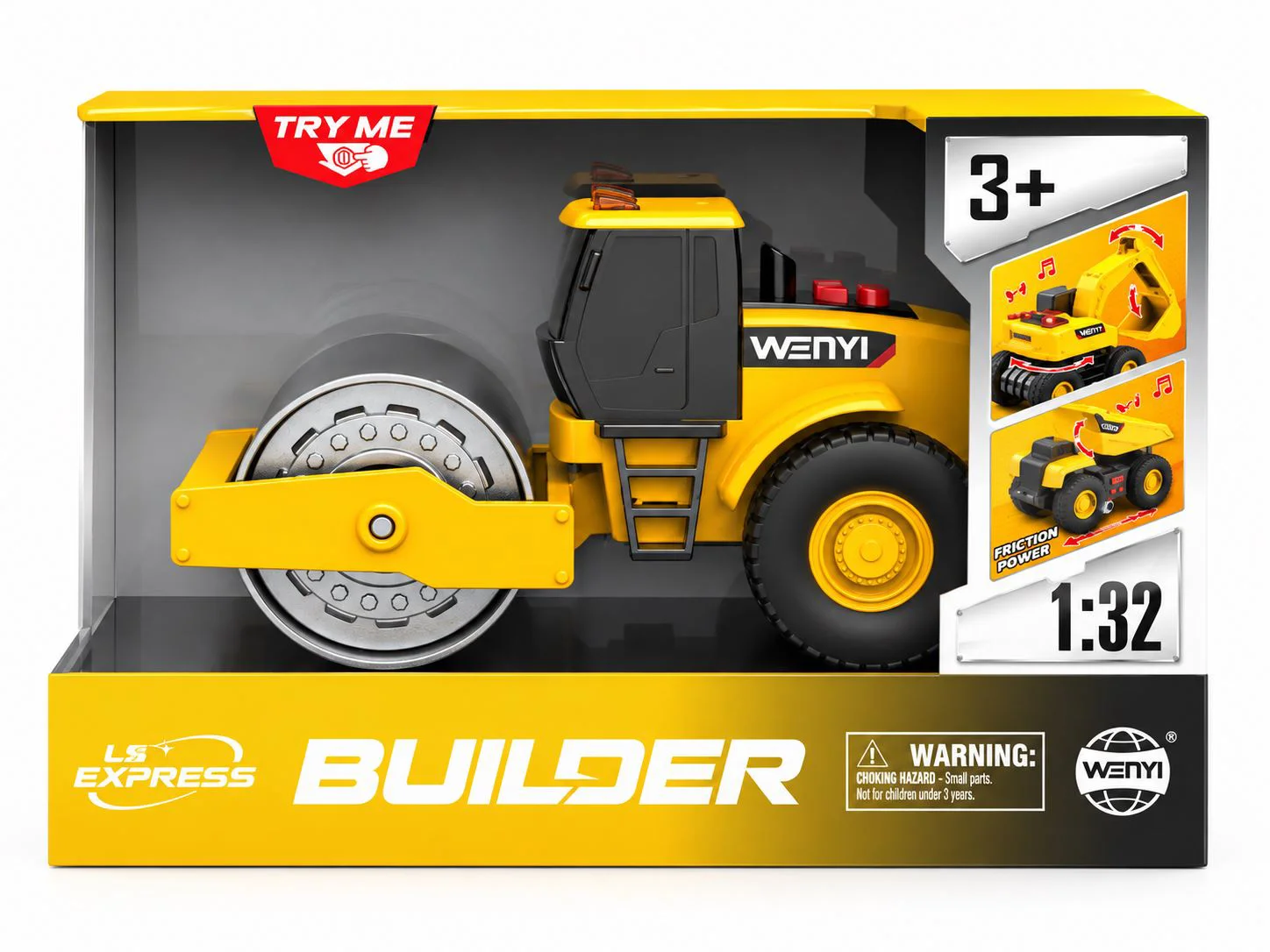 Compactor rutier Wenyi cu frictiune cu lumini si sunete foto