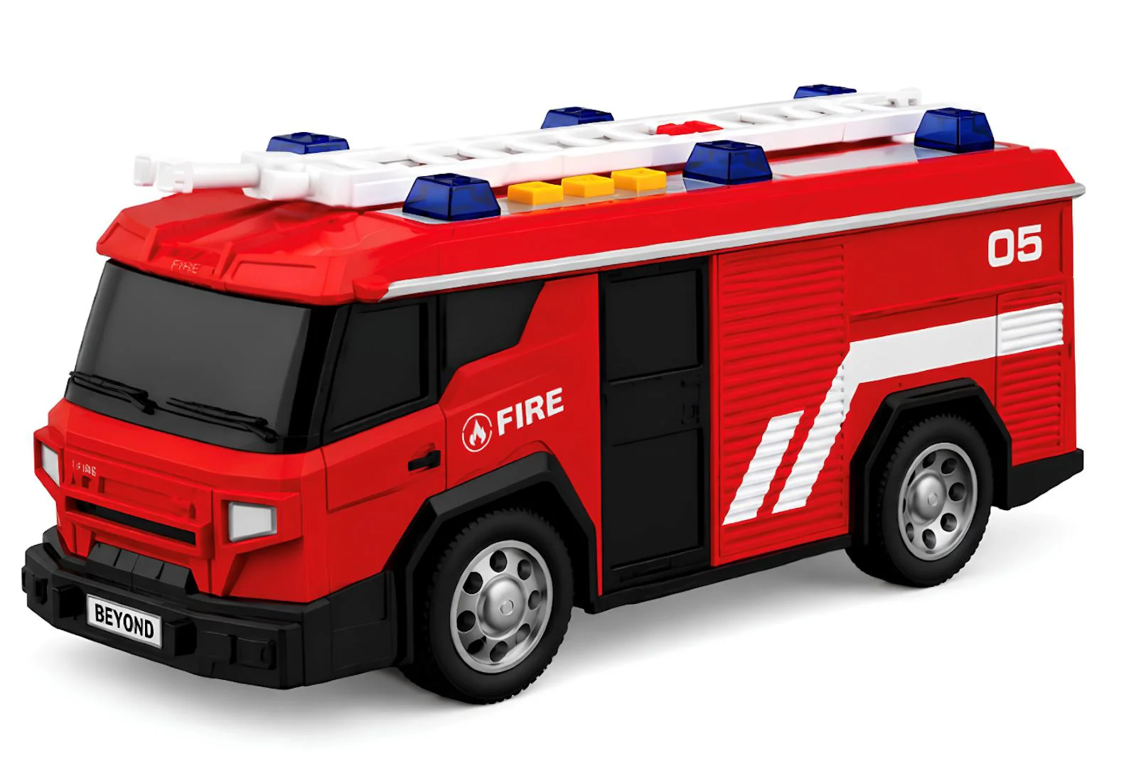 Vehicule de salvare Wenyi cu frictiune, lumini si sunete 1:32 foto