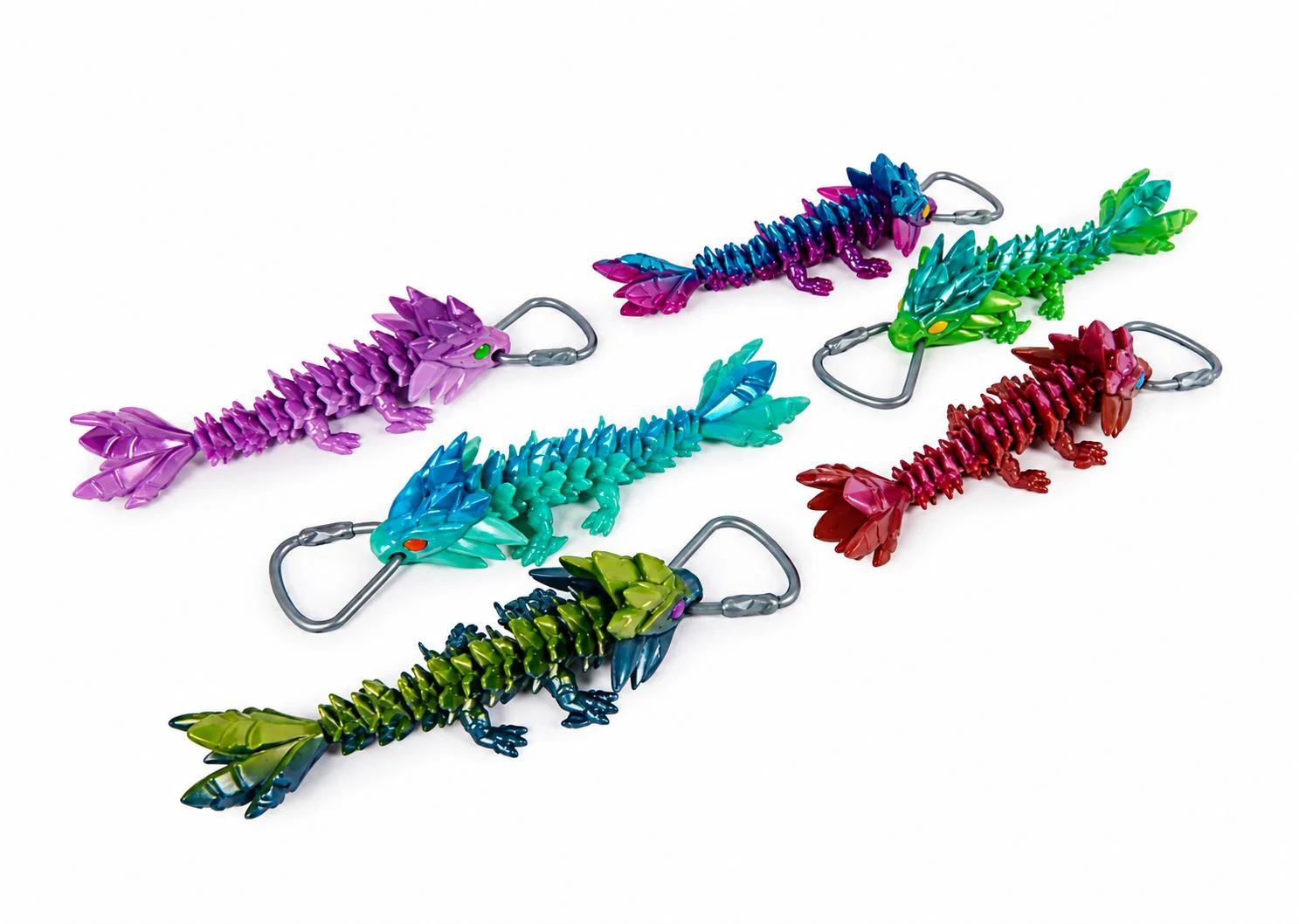 Figurina-breloc Spin Master CrystaLynx Dragon, in sortiment foto