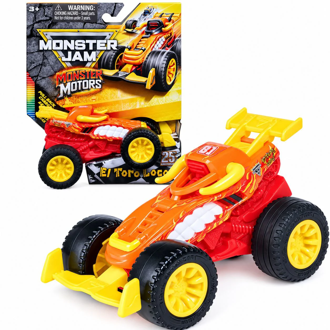 Masinuta cu inertie Spin Master Monster Jam Monster Motors 1:64 foto