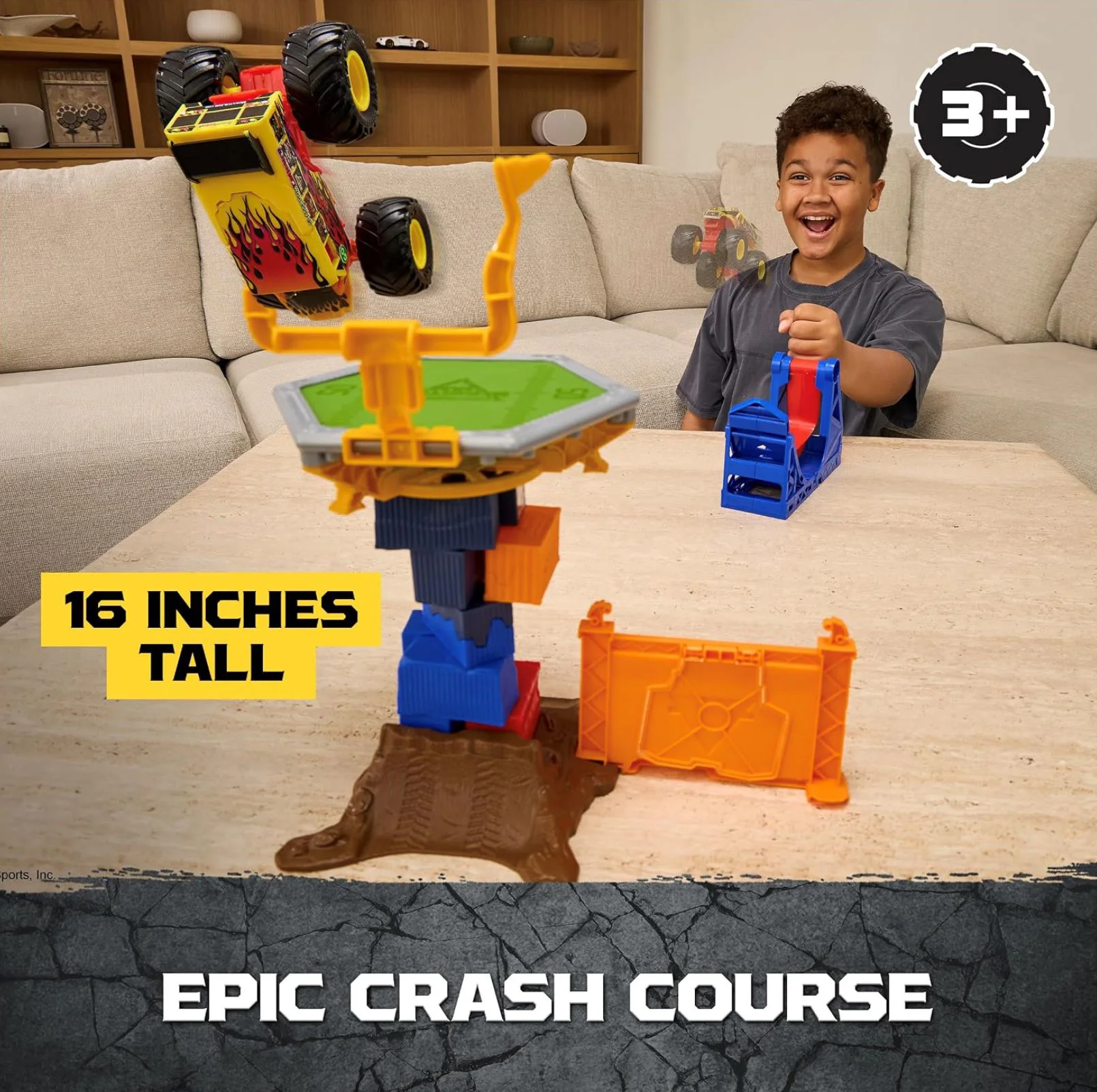 Set de joaca Spin Master Cursa cu obstacole: Impact si distrugere foto