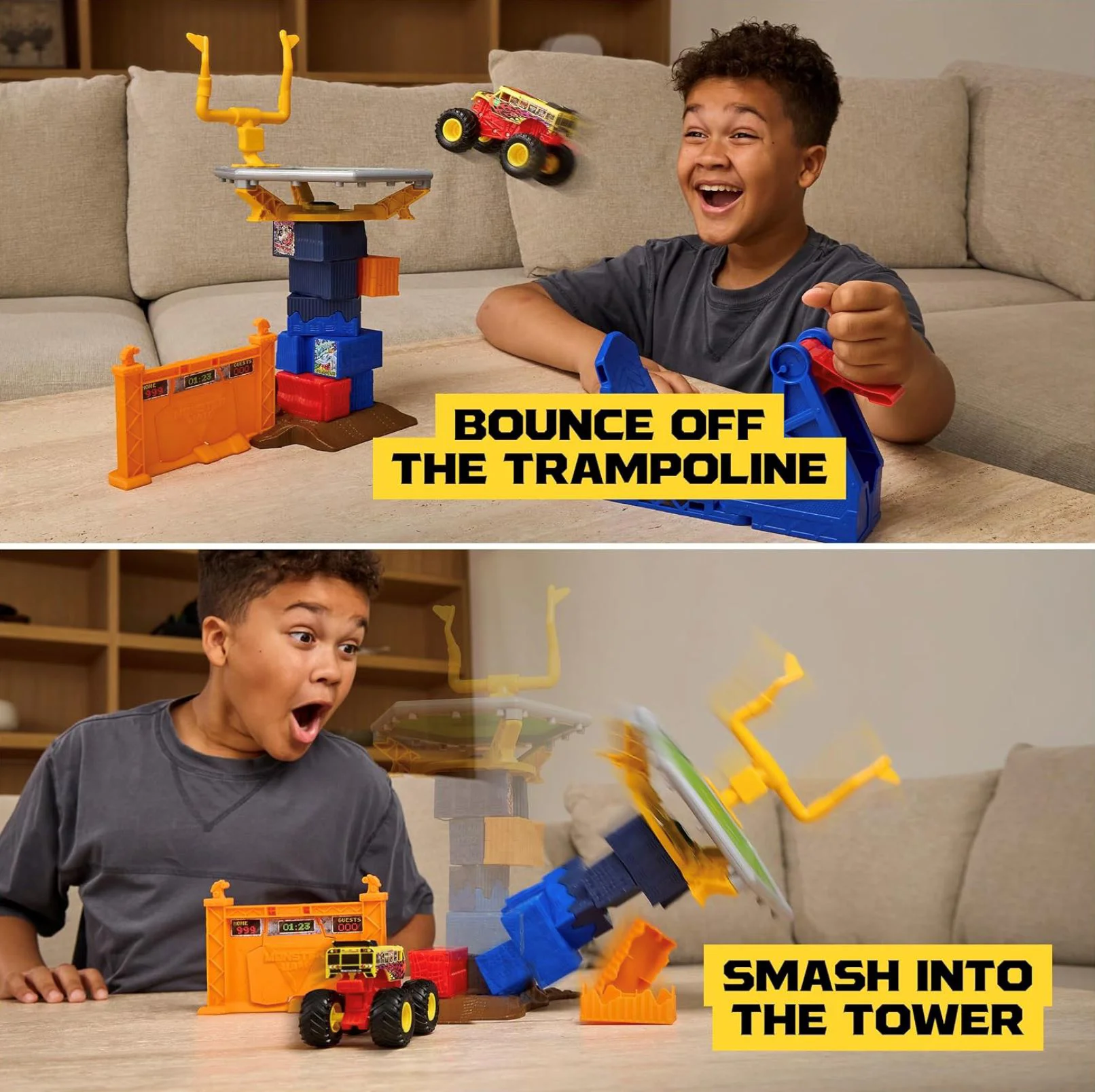 Set de joaca Spin Master Cursa cu obstacole: Impact si distrugere foto