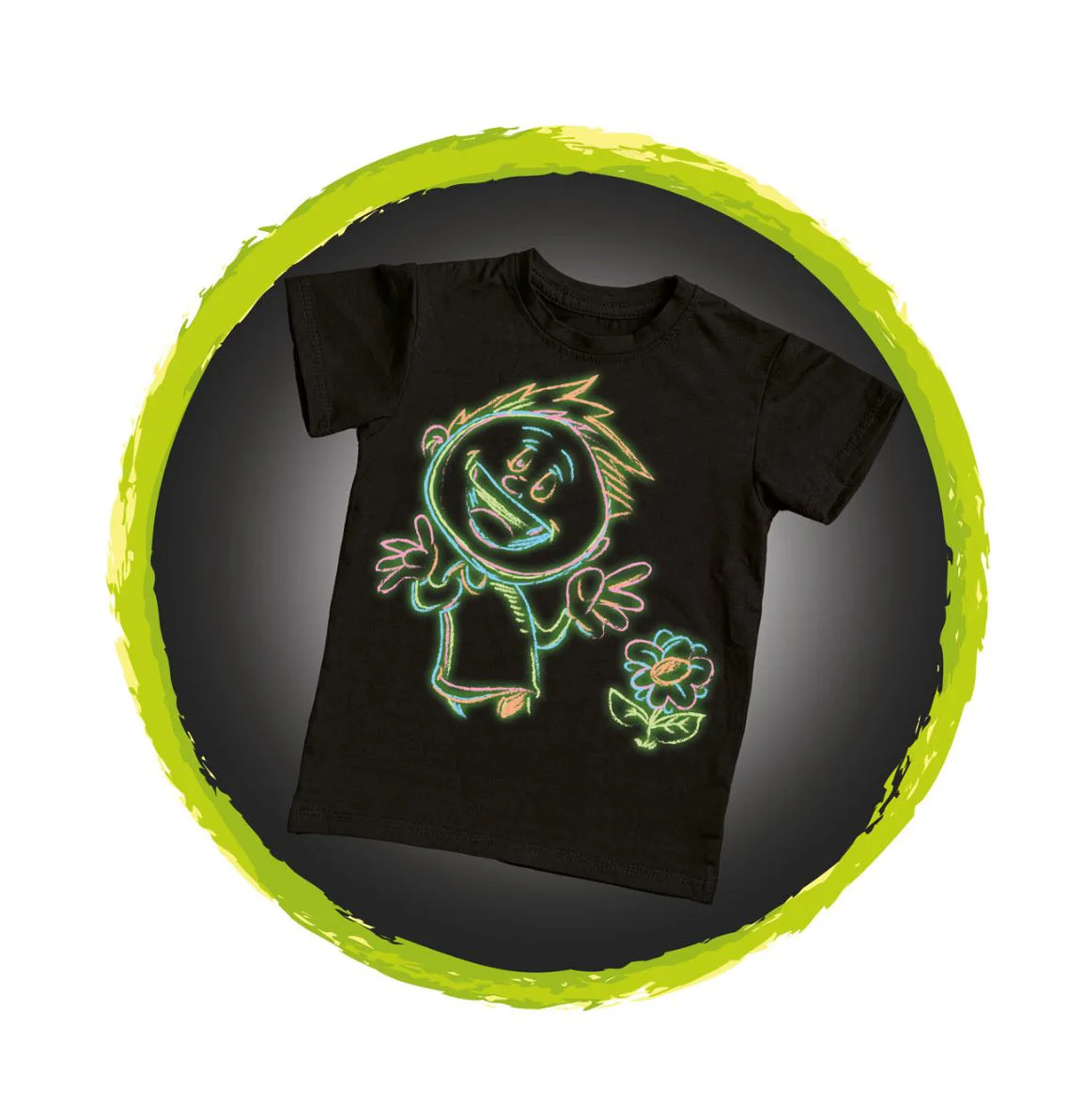 Markere pentru textile Toi Toys fosforescente, 4 buc. foto