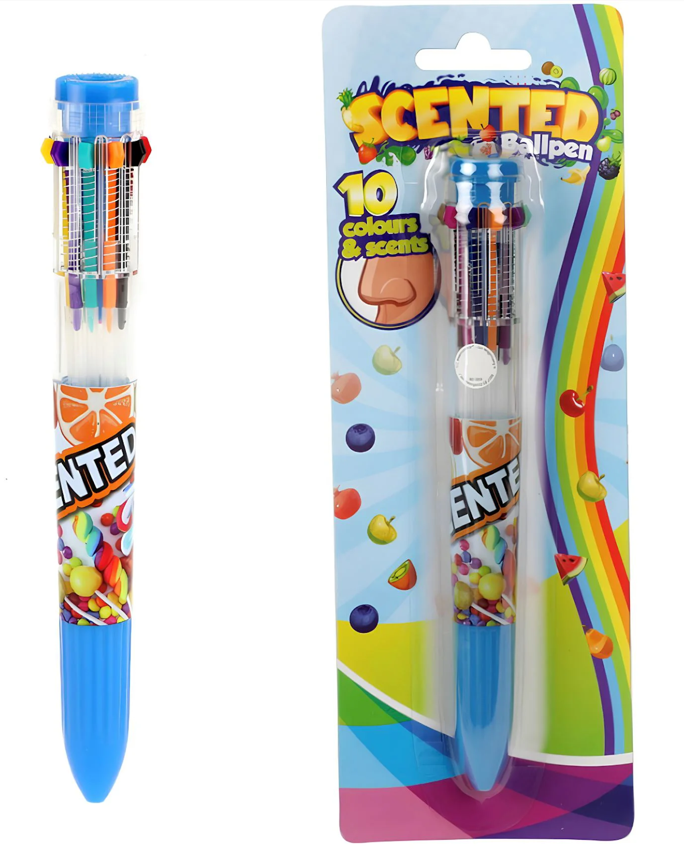 Pix multicolor parfumat Toi Toys Fun, 10 culori foto