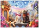 Puzzle Trefl Iubire intre motanasi, 500 el. foto