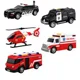 Set de vehicule de salvare Wenyi cu frictiune, lumini si sunete 1:32 foto