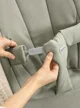 Кресло-шезлонг BabyBjorn Begin Woven Light Green foto
