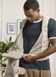 Рюкзак-кенгуру BabyBjorn Hold Woven Sand Gray foto