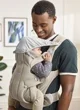 Рюкзак-кенгуру BabyBjorn Hold Woven Sand Gray foto