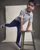 OshKosh Blugi cu snur Dark Wash foto