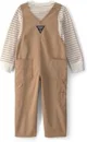 OshKosh Set 2 piese Stripes - bluza cu maneca lunga si salopeta foto