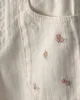 OshKosh Pantaloni largi cu floricele brodate foto