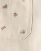 OshKosh Pantaloni largi cu floricele brodate foto