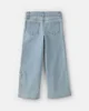 OshKosh Blugi largi scurtati cu broderie fluturas Light Wash foto