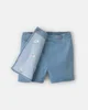 OshKosh Fustita-pantalon din denim cu broderie florala foto