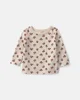 Carter's Set 2 piese Maroon - salopeta lunga si bluza foto