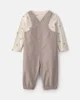 Carter's Set 2 piese Teddy - salopeta lunga si bluza foto
