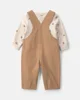 Carter's Set 2 piese Football - salopeta lunga si bluza foto