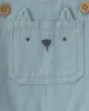 Carter's Set 2 piese Wolf - salopeta lunga si bluza foto