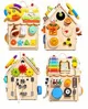 Деревянная игрушка New World Домик с рулём foto