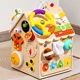 Деревянная игрушка New World Домик зайчика foto