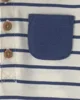 Carter's Set 2 piese Stripes - body cu gluga si pantaloni foto