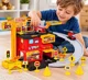 Set de joaca New World Parcare pentru masini de pompieri, 31 el. foto
