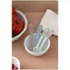 Set 4 lingurite ergonomice din silicon Beaba Natural (8+ luni) foto
