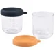 Set 2 recipiente din sticla Beaba Night Blue/Honey, 250 ml foto
