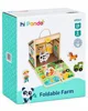 Jucarie din lemn Tooky Toy Ferma pliabila foto