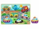 Puzzle din lemn Tooky Toy Transport , 8 el. foto