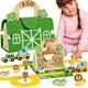 Set de joaca din lemn Tooky Toy Gradina zoologica foto