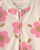 Carter's Pijama cu talpa Flowers foto