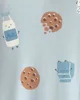 Carter's Pijama cu talpa din bumbac Cookies & Milk foto