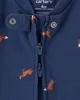 Carter's Pijama cu talpa din bumbac Cutie Fox foto