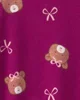 Carter's Pijama cu talpa din bumbac Teddy Bows foto