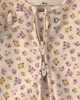 Carter's Pijama cu talpa din bumbac Tiny Flowers foto