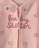Carter's Pijama cu talpa Baby Sister foto