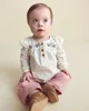 Carter's Set 2 piese Floral - bluza cu volanase si pantaloni foto