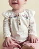 Carter's Set 2 piese Floral - bluza cu volanase si pantaloni foto